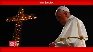 Via-Sacra 10 abril 2020  Papa Francisco