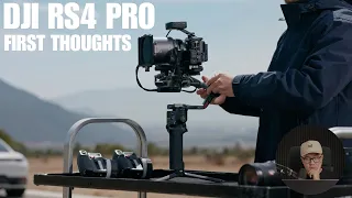 DJI RS4 PRO First Look And Thoughts (KINDA DISAPPOINTED)