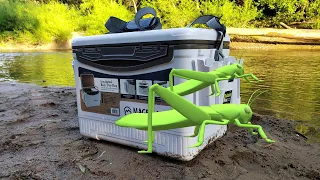 Magellan Insulated Live Well Bait & Dry Box & Cooler Review 🎣Hottest🔥Portable Live Bait Tank Setup
