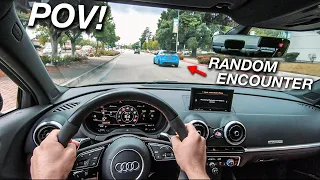 POV CITY DRIVING IN A 2018 AUDI RS3 QUATTRO! "BABY R8"