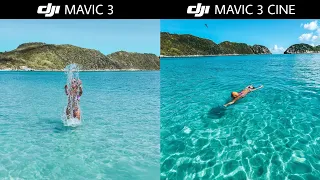 DJI Mavic 3 vs DJI Mavic 3 Cine Camera Comparision