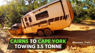 Cairns to Cape York TOWING 3.5 T Toyota Land Cruiser LC300