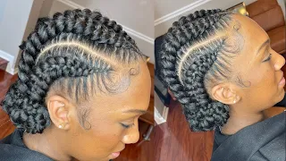 How To: Butterfly Braids Tutorial | Wispy 4 Feed In Braids