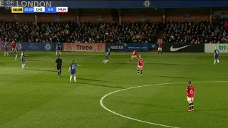 Pernille Harder Amazing Goal vs Man United - Conti Cup SF (02-02-2022)