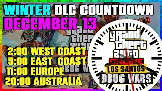 NEW WINTER DLC **10 HOURS COUNTDOWN**  December 13 Los Santos DRUG WARS | GTA 5 ONLINE