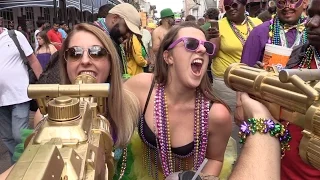 Mardi Gras Adventures on Bourbon St.