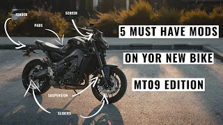 5 must have mods for your new bike | MT09 EDITION