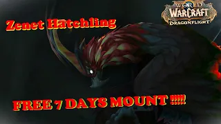 How To Get Zenet Hatchling Mount DragonFlight WOW