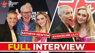 Superstars Evangeline Lilly & Kathryn Newton on Ant-Man and the Wasp: Quantumania 🐜| FULL INTERVIEW