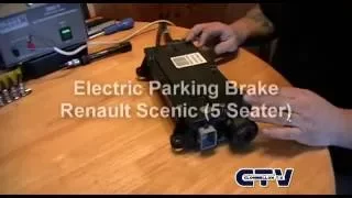 Renault Scenic  Electric parking brake disassembly and troubleshooting