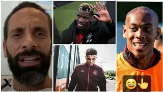 🔥Ferdinand hits at the Pogba media hysteria,👆Anthony Martial,Jadon Sancho,Fernandes,Man United...