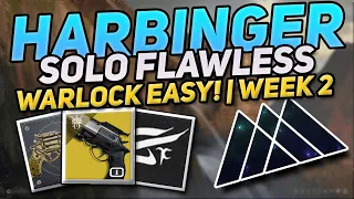 Harbinger SOLO FLAWLESS GUIDE Warlock | EASY & FAST Guide | Week 2  | Destiny 2: Beyond Light