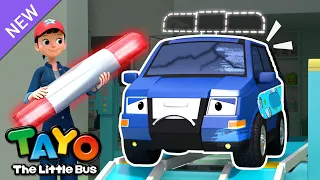 Rescue Team Repair Shop Song🔧 | Police Car's Siren is Missing🚨 | Song for Kids | Tayo the Little Bus