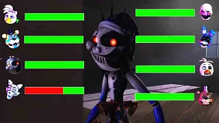 [SFM FNaF] Top 5 FNAF AR vs FIGHT Animations WITH Healthbars!