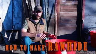 Hide Tanning  - Make Rawhide Leather from a Deer Skin