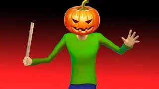 WHY BALDI LOVES HALLOWEEN horror story CARTOONS