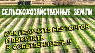 Как получить СЕЛЬХОЗ землю БЕЗ ТОРГОВ, в аренду и собственность для КФХ, жилой дом фермера