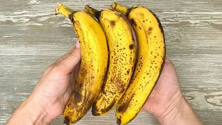 Wenn Sie reife Bananen haben, machen Sie dieses Frühstücksrezept schnell und einfach