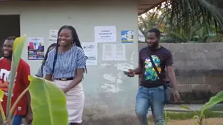 SHE THOUGHT IT WAS A FLOWER POT: BUSHMAN PRANK 🇬🇭