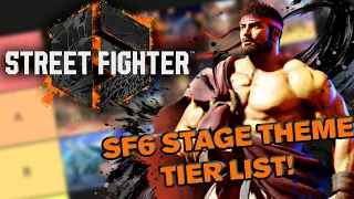 RANKING ALL THE SF6 STAGE THEMES! (SF6 OST TIER LIST)