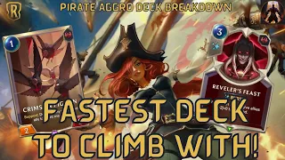 The Fastest Way To Climb Is With Miss Fortune Twisted Fate Pirate Aggro! | Legends of Runeterra