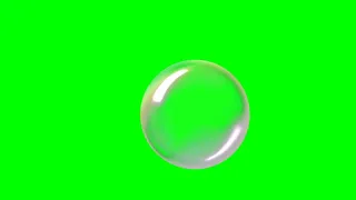 Soap Bubble-Green Screen -copyright free