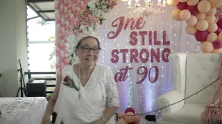 Ine's 90th Birthday - Celebrant's Grand Entrance