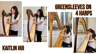 Playing Greensleeves (Susann McDonald) on 4 Harps!