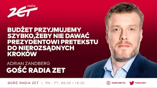 A. Zandberg: Budżet przyjmujemy szybko,żeby nie dawać prezydentowi pretekstu do nierozsądnych kroków