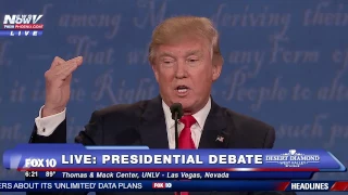 FULL DEBATE: 2016 Final Presidential Debate - Hillary Clinton - Donald Trump - FNN