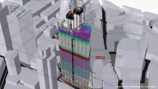 London's "22 Bishopsgate" Skyscraper - 4D Build Sequence | The B1M