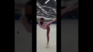 Filipina Actress Ashley Ortega Shows her Ice Skating Skills. She dances so gracefully on ice. ♥️