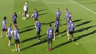 CRISTIANO RONALDO GETS NUTMEGS IN TRAINING!!!! LMAO (ANGRY REACTION)