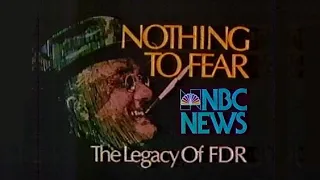 NBC News Special - Nothing to Fear: The Legacy of FDR (Complete Broadcast, 1/24/1982) 📺