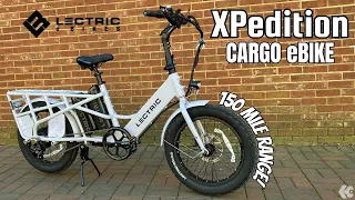 Lectric XPedition Cargo eBike - $1699 Dual Battery 150-Mile Range & 450-pounds capacity