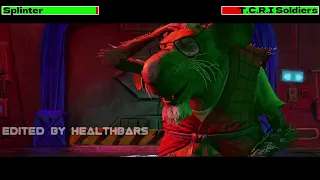 Splinter vs. T.C.R.I Soldiers with healthbars