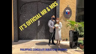 CIVIL WEDDING AT PHILIPPINES CONSULATE GENERAL DUBAI