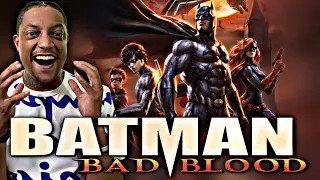 BATMAN BAD BLOOD | MOVIE REACTION | FIRST TIME WATCHING | THE BATFAMILY | NEED THIS LIVE ACTION🦇😱