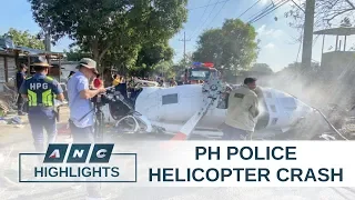 PH Police Chief Gamboa, 7 others survive helicopter crash; investigation underway | ANC