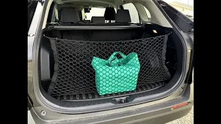 Envelope style trunk cargo net for Rav4 Rav4 Hybrid Prime 2019 2020 2021 2022 2023