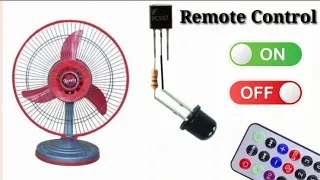 Simple Remote  Control 12v DC Fan Circuit