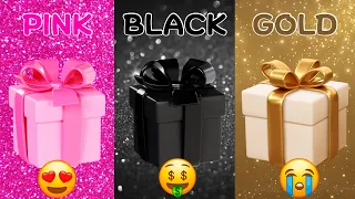 Choose Your Gift...! 🎁 Pink, Black or Gold 💖🖤🤎 How Lucky Are You? 😱