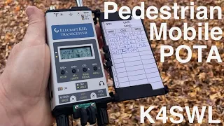 Elecraft KH1 Pedestrian Mobile Quickie POTA Activation!