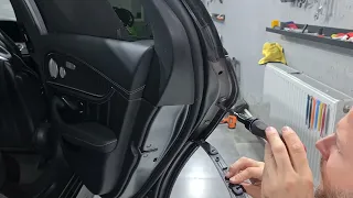 How to remove door handle Mercedes W213. Как снять ручку двери на Мерседес E-Class W213