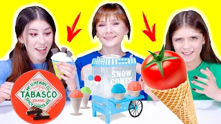 ASMR Ice Cream Candy Machine Challenge 푸드 챌린지 By LiLiBu