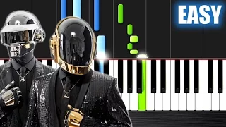 Daft Punk - Get Lucky - EASY Piano Tutorial by PlutaX