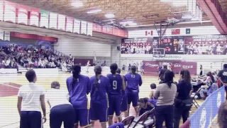 Women's basketball banner & ring presentation promo