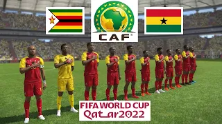 Zimbabwe vs Ghana ● World Cup 2022 Qualification - Africa | 12 October 2021 Gameplay