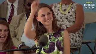 Natalie Portman Harvard Commencement Speech 2015 | ENGLISH SPEECH with BIG Subtitles