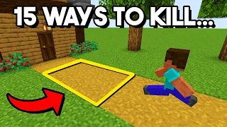 15 Ways to Kill your Friends in Minecraft!